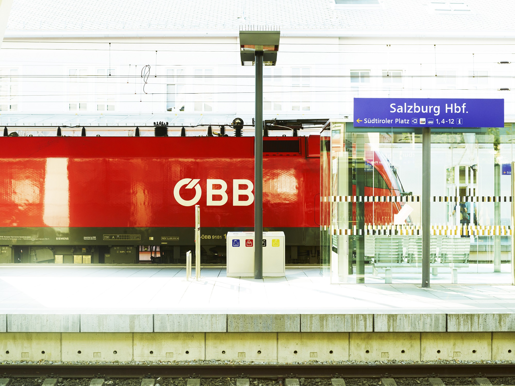 Zug Salzburg Hauptbahnhof © ÖBB-Philipp Horak